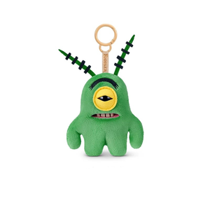 Porte-clés authentique et tendance Fuggler, breloque de sac en peluche amusante Monstre aux dents moches Bob l'éponge, idéal pour cadeau ou décoration - Product Image 6