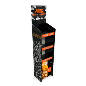 Custom Paper <strong>Pallet</strong> Rack Cardboard Store Snacks Chocolate Candy Food Floor <strong>Display</strong> Stand - Product Image 2