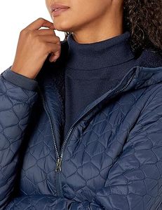 Women's Quilted <b>Puffer</b> <b>Jacket</b> Full-Zip Design Water-Resistant for Winter Spring Autumn Seasons - Product Image 5