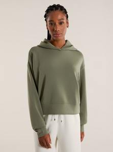 เสื้อฮู้ดสวมหัวรุ่น Cropped สำหรับผู้หญิงฤดูหนาวโลโก้ด้านหน้าพิมพ์ลายตามสั่ง100% ผ้าฝ้ายน้ำหนักเบากิจกรรมกลางแจ้งลำลอง - Product Image 3