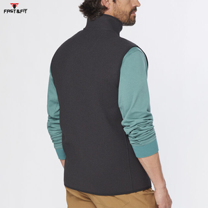 Chaleco de Lana Polar Personalizado a Precio de Fábrica, Chaqueta de Invierno Cálida con Cuello Alto, Sin Mangas, Impermeable y Cortavientos - Product Image 6