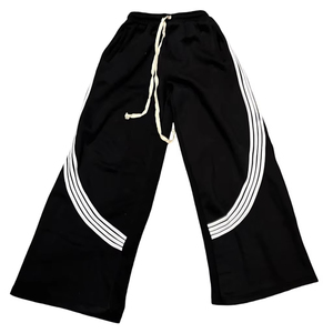 Ensemble pantalon de survêtement à capuche zippé surdimensionné personnalisé, poids lourd 500gsm 100% coton Streetwear Puff Printing Design pour hommes pour l'hiver - Product Image 6