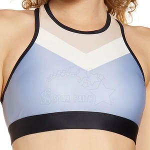 Sujetador deportivo Premium para mujer, alto para soporte de talla grande, secado rápido, transpirable, respetuoso con el medio ambiente, tela elástica de cuatro vías para entrenamiento en el gimnasio - Product Image 2