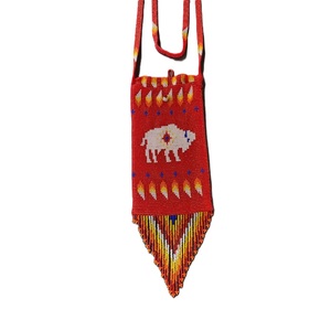 Pochettes de téléphone en perles de rocaille colorées pour les sorties décontractées sac de téléphone en perles de rocaille de style ethnique pochette de téléphone brodée en perles de rocaille - Product Image 1