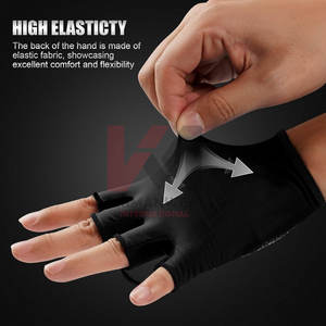 Guantes de ciclismo con dedos para hombres y mujeres, guantes de bicicleta ligeros transpirables con agarre antideslizante, diseño Multideportivo, entrenamiento de gimnasio - Product Image 2