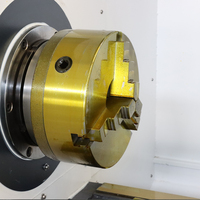 Torno CNC de Cama Plana Automático CK6150, Horizontal, de un Solo Husillo, con Diámetro de 80 mm, Removedor de Virutas por Cadena, para Trabajos de Corte de Metal