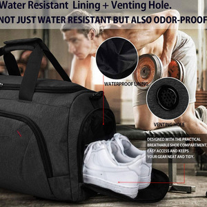 Bolsa de Viaje Grande y Resistente, Bolsa Deportiva para Gimnasio, Fin de Semana, Equipaje de Mano, Multiusos, Portátil - Product Image 4
