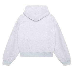 Boxy Fit Pullover Hoodies Sweatshirts Drop Shoulder Custom Design Streetwear Plain Cropped Cotton Hoodies Unisex - Product Image 3