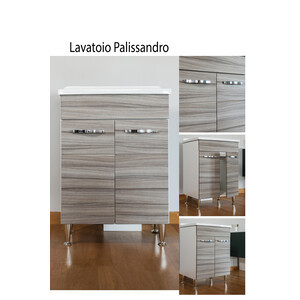 Lavatoio Antonella 60x50 Cm Con Sifone Palissandro - Product Image 1