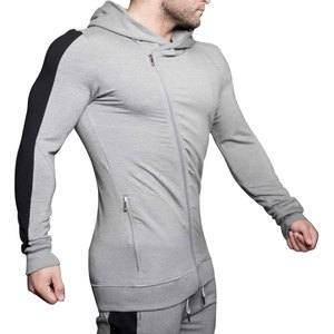 Último diseño de alta calidad de algodón mezclado gimnasio Fitness sudaderas con capucha de talla grande transpirable hombres gimnasio Fitness sudaderas con capucha - Product Image 1