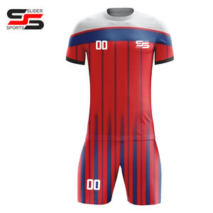Camisetas de fútbol de poliéster 100% personalizadas Ropa de fútbol transpirable Adultos Impresión digital Nombre personalizado Logotipo Servicio OEM Nuevo - Product Image 3