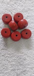 Antique Finish <b>Red</b> Tire Shaped Glass <b>Beads</b> Custom-Made Old Look for Jewelry Designers Resale Box Packing Crystal Lampwork <b>Beads</b> - Product Image 4