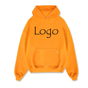 Pull de haute qualité pour hommes Basiques Coton mélangé Logo personnalisé Broderie Sweat à capuche en polyester 60% Coton 40% Pull personnalisé Sweats à capuche pour hommes - Product Image 1