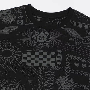 เสื้อยืดคอกลมแขนสั้นสำหรับผู้ชายผ้าคอตตอน100% พิมพ์ลายแบบกำหนดเองคุณภาพสูง - Product Image 6