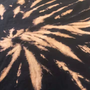 T-shirt personnalisé blanchi coupe ample pour hommes t-shirts Tie Dye inversés 100% coton été Plus Size Bleach Tie Dye t-shirt pour hommes - Product Image 3