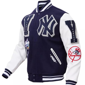 Veste de survêtement personnalisée de luxe, de haute qualité, de couleur et de taille personnalisées, respirante, enduite, pour hommes, en polyester/coton, coupe-vent - Product Image 3