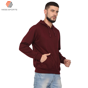 Men’s Plus Size Blank Hoodie Custom Brand Private Label Plain Pullover Sports Gym <b>Sweatshirt</b> Wholesale - Product Image 4