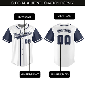 Ropa deportiva personalizada, camiseta de béisbol con botones transpirables de poliéster, uniforme de Béisbol Juvenil para hombres recién llegados - Product Image 4