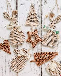 Adorno de estrella de ratán hecho a mano, el mejor precio, Navidad, 2022 - Product Image 5