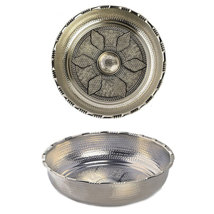 Tazón de Hammam Recién Llegado, Tazón de Ducha de Cobre y Cromado al Mejor Precio - Product Image 1