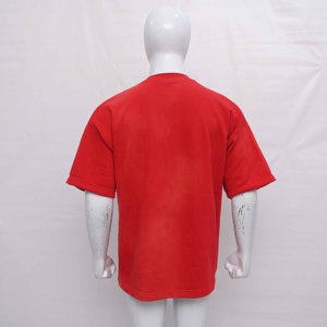 เสื้อยืดคอกลมระบายอากาศสำหรับผู้ชายคอกลมพิมพ์ลายสกรีนสีพื้นระบายอากาศได้แบบเรียบง่ายธุรกิจใหม่ล่าสุด - Product Image 4