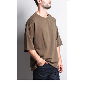 Manufacture Men's T Shirt High Quality <b>Blank</b> T Shirt 250 GSM Heavy <b>Weight</b> Print Logo T Shirt for OEM Service - Product Image 2