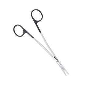 Tijeras nasales de Forman de acero inoxidable, mango negro, tijera dorsal angular de acero alemán, instrumento quirúrgico - Product Image 3