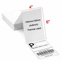 Étiquettes d'expédition thermiques 4x6 pouces pour l'impression de codes-barres et d'adresses de colis d'entrepôt, rouleaux d'autocollants de livraison durables