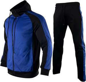 Survêtements d'hiver 100% coton Pakistan pour hommes, style britannique, tendance, hauts et bas de survêtement, coupe régulière, ensemble de jogging - Product Image 1