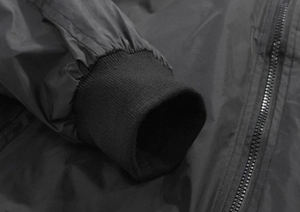 Chaqueta Bomber Casual de Primavera/Verano para Hombre en Negro, Talla XS, Cortavientos de Lona con Cuello Alto para Senderismo - Product Image 5