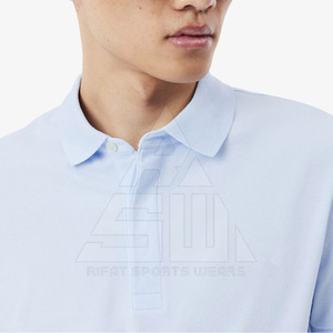 เสื้อเชิ้ตแขนสั้นผู้ชายแบบถักลายเรียบ รุ่นใหม่ปี 2025 ผ้าสแปนเด็กซ์/โพลีเอสเตอร์ แห้งเร็ว ระบายอากาศได้ดี ซึมซับความชื้น - Product Image 5