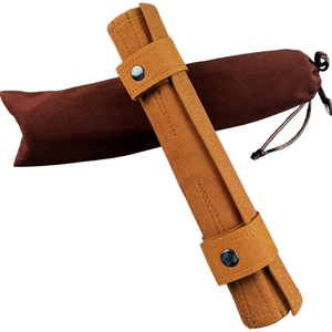 Juego de Backgammon Portátil de Cuero Vacuno de Alta Calidad, Juego de Mesa de Viaje de Cuero - Product Image 4