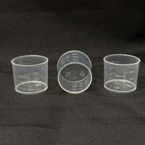 Taza Medidora de Plástico PP APS, Forma Cilíndrica, Fondo Plano, Boca Ancha de 32 mm, Transparente, Duradera, Resistente al Calor, Fácil de Leer - Product Image 5