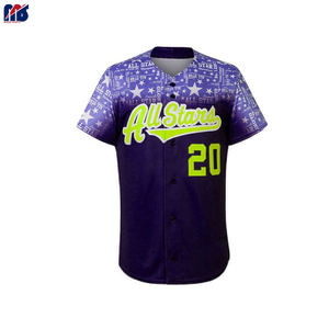 ชุดยูนิฟอร์มเบสบอลคอวี,ชุดเครื่องแบบพิมพ์ลายแบบระเหิดออกแบบเองได้พร้อมผ้าคุณภาพสูงสำหรับทุกเพศ - Product Image 5