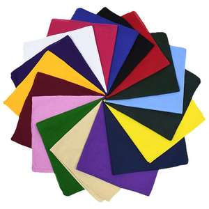 Pañuelo Bandana Cuadrado de Algodón 100% Reciclado, Liso, de Color Sólido, 54*54, al por Mayor - Product Image 1