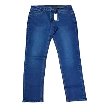 Kustom Fashion terbaru nyaman Slim Fit gaya terbaru Khaki Chino Twill celana dan celana Jeans untuk pria diproduksi dari Banglade