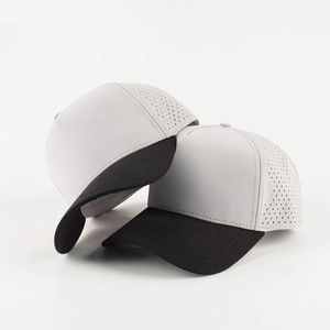 Sombrero de golf deportivo de 5 paneles personalizado del fabricante VN, bordado de logotipo cortado con láser 2D 3D, impermeable, 100% poliéster con parte posterior de plástico - Product Image 5