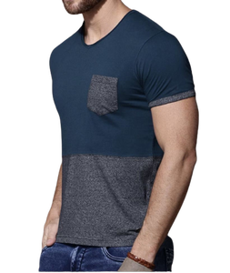 Camiseta para Hombre al por Mayor, Último Estilo, Transpirable, Antiarrugas, Duradera, 100% Algodón Ecológico, Cuello Redondo - Product Image 2