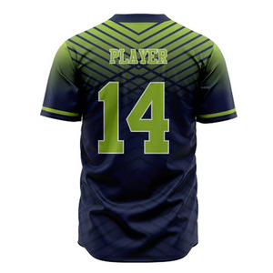 Uniforme de baseball respirant de haute qualité, impression par sublimation personnalisée, maillot de softball pour hommes, taille plus, séchage rapide, vêtements de sport OEM - Product Image 6