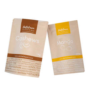 Sachet Doypack Mat pour Snack de Noix de Cajou avec Fenêtre - Fermeture Zip et Encoche de Déchirure, Stratifié Qualité Alimentaire, Refermable, Vrac, Vietnam - Product Image 6