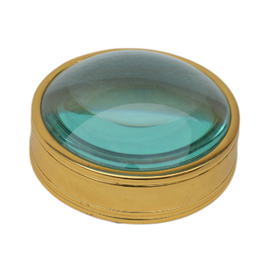Silver Metal Rounded Tableware Magnifier <b>Glass</b> With Shiny Silver Colored Finishing Design <b>Desk</b> Magnifying <b>Glass</b> - Product Image 6