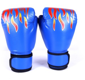 ถุงมือชกมวยสำหรับเล่นยิมทำจากหนังแท้ถุงมือฝึกชกมวยแบบผูกเชือก - Product Image 1