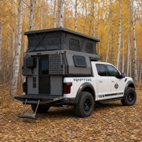 Camper rigide pour pick-up avec cuisine et salle de bain, 4x4, coulissant, pour camping-car ou remorque tout-terrain