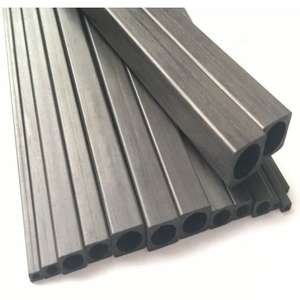 Pultruled คาร์บอนไฟเบอร์ OD2.5 * 2.5*1.5มมน้ำหนักเบาบูมเพลาท้ายเสาโดรนสำหรับโมเดลเครื่องบิน RC กีฬา - Product Image 1