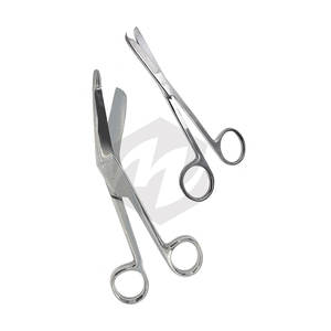 Juego de tijeras hemostáticas Premium, tijeras de extracción de sutura de esmalte estándar de alta calidad, tijeras de vendaje Lister, pinzas hemostáticas - Product Image 1