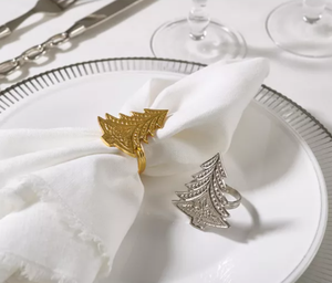 Best Sale Decorative <b>Christmas</b> <b>Tree</b> Metal Napkin Rings For <b>Christmas</b> Home <b>Table</b> Decoration - Product Image 3