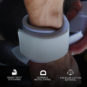 Sangles de musculation personnalisées avec logo en silicone, bandes de poignet pour la musculation, antidérapantes, pour la musculation - Product Image 5