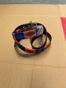 ปลอกคอสุนัขโปโลทำด้วยมือทำจากหนังคุณภาพสูงพร้อมฮาร์ดแวร์ทองเหลืองและคุณสมบัติการแตกหัก - Product Image 5