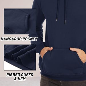 เสื้อฮู้ดและเสื้อสเวตเตอร์ของผู้หญิงเสื้อสเวตเตอร์ผ้าคอตตอนผสมเสื้อสวมหัวผ้าฟลีซโอเวอร์โอเวอร์ไซส์แบบ500gsm - Product Image 5