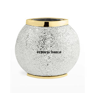 Florero de Metal de diseñador de primera calidad hecho a mano nueva maceta clásica elegante al por mayor nuevo florero de lujo - Product Image 2